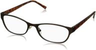 foster grant charlsie women's multifocus tortoise progressive reading glasses logo