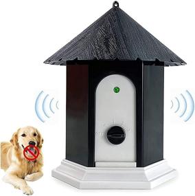 img 4 attached to 🔇 Ultrasonic Outdoor Barking Control Device – Sonic Bark Deterrents Dog Silencer, Stop Barking, Birdhouse Shape – Suitable for Small, Medium, Large Dogs