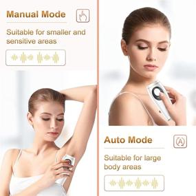 img 1 attached to At-Home IPL Hair Removal Device for Women - Permanent Hair Remover with Upgraded 999,999 Flashes - Painless Laser Hair Removal Machine for Bikini, Legs, Underarms, Face, and Body