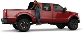img 2 attached to 🚚 AMP Research 75402-01A BedStep2 Retractable Truck Bed Side Step: Fits 2009-2014 Ford F-150 & Raptor (All Beds), Black, Large