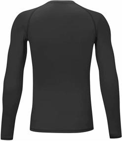 img 1 attached to 👕 TELALEO Boys' Girls' Compression Shirts: Long Sleeve Sports Baselayer, Moisture Wicking Youth Undershirt - 1/2/5 Pack