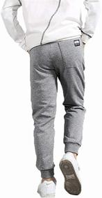 img 1 attached to Rolanko Fleece Athletic Sweatpants Pockets Boys' Clothing ~ Pants