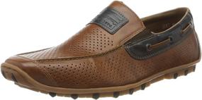 img 4 attached to Rieker Herren Flat Blau Gr 40 Men's Shoes in Loafers & Slip-Ons
