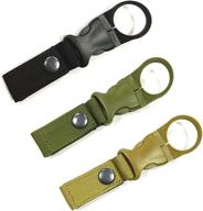 🔗 cellcase portable water bottle buckle hook: essential carabiner clip for camping, hiking, traveling - set of 3 логотип