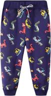 👖 trousers cartoon printed toddler sweatpants: adorable boys' clothing at pants paradise logo