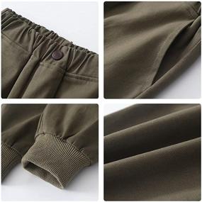 img 2 attached to Boys' Elastic Outdoor Trousers - Pocket Joggers Pants for Enhanced SEO