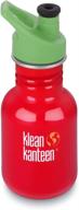 🚰 klean kanteen kid classic 12 oz. sport bottle: durable and safe hydration for active kids logo