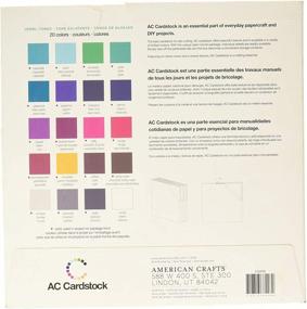 img 1 attached to 📦 American Crafts Jewel Cardstock Variety Pack - 60 Sheets, 12 x 12 Inch