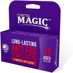 img 4 attached to 🔥 Nano Magic Anti Fog Sport Dry Cloth - Pack of 5