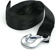 ⚓️ seamander 2" x 20' boat winch strap with hook and safety latch - loop end - 5,000lbs - high-quality & durable логотип