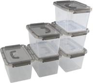 minekkyes plastic latching storage containers logo