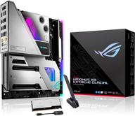 высокопроизводительная материнская плата для игр asus rog maximus xiii extreme glacial с интегрированным водоблоком ek и передовыми функциями. логотип