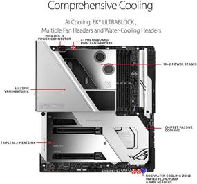 img 2 attached to Высокопроизводительная материнская плата для игр Asus ROG Maximus XIII Extreme Glacial с интегрированным водоблоком EK и передовыми функциями.