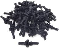 🔇 quiet pc cooling: honbay 40pcs black rubber anti-vibration screws for noise reduction in pc and cpu case fans logo