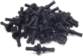 img 3 attached to 🔇 Quiet PC Cooling: HONBAY 40PCS Black Rubber Anti-Vibration Screws for Noise Reduction in PC and CPU Case Fans