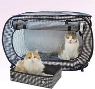 necoichi portable cage and litter box set: the ultimate stress-free solution logo