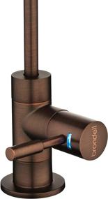 img 3 attached to 🚰 Brondell Antique Bronze Water Filter Faucet with LED Indicator for 12-Month Filtration System - Modern Style