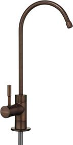 img 4 attached to 🚰 Brondell Antique Bronze Water Filter Faucet with LED Indicator for 12-Month Filtration System - Modern Style