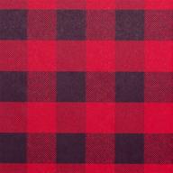 🎁 premium buffalo check plaid christmas gift wrapping paper - flat sheet 24" x 6' - festive holiday gift wrap logo