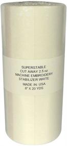 img 2 attached to 🧵 World Weidner Medium Weight Cut-Away Embroidery Stabilizer Backing - 2.5 Ounce, 8"x20 Yard Roll