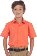 👔 boys' clothing: gioberti short sleeve solid dress logo