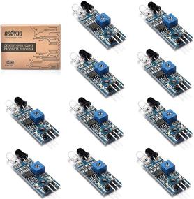 img 4 attached to 10PCS OSOYOO Obstacle Avoidance Sensor Kit with IR Transmitting, Receiving Tube, and Photoelectric Switch for Arduino, Raspberry PI 4, 3 Model B - Ideal for Smart Cars and Robots