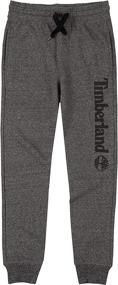 img 2 attached to 👖 Heather Boys' Fleece Jogger Sweatpants by Timberland - Versatile Clothing and Pants