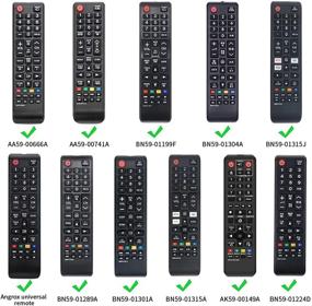 img 3 attached to Силиконовый защитный чехол для пульта ДУ Samsung TV BN59-01315A BN59-01199F AA59-00666A 📺 BN59-01301A - [Анти-потеря] Антискользящий ударопрочный чехол для пульта дистанционного управления, черного цвета.