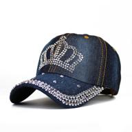 gudessly adjustable rhinestone bejeweled baseball outdoor recreation and hiking & outdoor recreation clothing logo