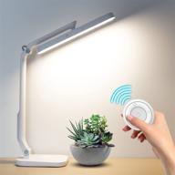 💡 deerdance led desk lamp: adjustable, eye-caring rechargeable table light with remote & touch control included логотип