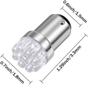 img 2 attached to 10-Piece Pack of 1004 Marine LED Replacement Bulbs - 90 Bulbs for Boat Navigation Lights - BA15D LED Bulbs for Boat Lights Bow Stern - Marine LED Replacement Boat Accessories, 12V