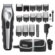wahl lithium ion total beard trimmer with 13 guide combs for effortless grooming – model 9888 logo