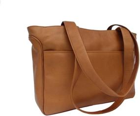 img 1 attached to Piel Leather Slim Travel Saddle Women's Handbags & Wallets