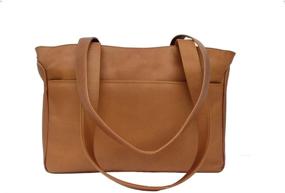 img 2 attached to Piel Leather Slim Travel Saddle Women's Handbags & Wallets