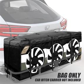 img 4 attached to 🚚 Versilia Heavy Duty Hitch Cargo Carrier Bag 60" x 24" x 24" - Waterproof/Rainproof/Weatherproof, 20 Cu Ft Capacity for Extra Vehicle Storage (Without Steel Cargo Basket)