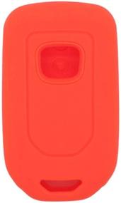 img 2 attached to SEGADEN Silicone Cover Protector Case Holder Skin Jacket Compatible With HONDA 3 1 Hold Button 4 Buttons Smart Remote Key Fob CV4210 Orange