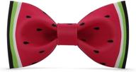 playful watermelon-inspired bow: lanzonia funny patterned delight logo