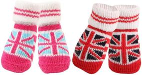 img 1 attached to Puppia Small Union Jack Socks