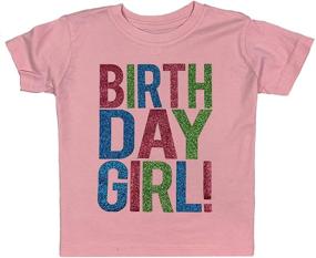 img 4 attached to 🎂 Adorable Birthday Toddler T Shirt with White Sleeves - Girls' Tops, Tees & Blouses