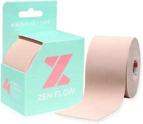 img 4 attached to 🧘 Zen Flow Kinesiology Tape - Advanced 4-Way Stretch - Tailored for Yoga, Pilates & Barre - Vital Sports Aid for Optimal Muscle Support, Pain Relief & Recovery - (16ft Uncut roll)