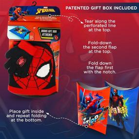 img 2 attached to Stay Warm in Style with Marvel Spider Man Pom Pom Accessories for Toddlers – Boys' Cold Weather Fashion