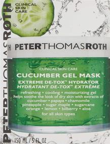 img 3 attached to Pamper and Revitalize Your Skin with Peter Thomas Roth Cucumber Gel Mask Extreme De-Tox Hydrator