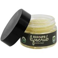 ecolips organic lip scrub, vanilla bean – 0.5 oz logo
