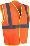 safety depot pockets reflective orange logo