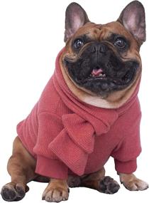 img 4 attached to 🐶 Winter-Ready Wardrobe Essential: iChoue Pet Dog Sweater Coat, Ensuring Warmth and Style