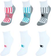 🧦 pack of 6 women's champion ankle socks логотип