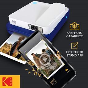 img 3 attached to 📸 KODAK Smile Classic Camera - Bluetooth, 16MP Pictures, for 3.5 x 4.25 Zink Photo Paper (Blue)