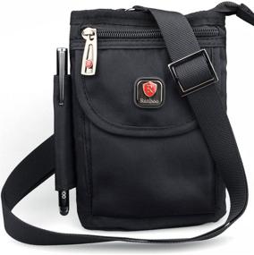 img 4 attached to 👜 Компактная сумка Ranboo Crossbody Waist Pack Belt Pouch Clip-on Holster Carrier Case Phone Holder для Samsung S20 Ultra S10 Plus Note 10+ 9 8 iPhone 11 Pro Max