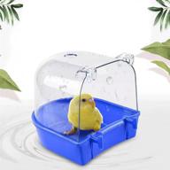 🐦 enhance your bird's habitat with the brief von engel bird bath cage - a transparent box for canaries, parrots, and small birds logo