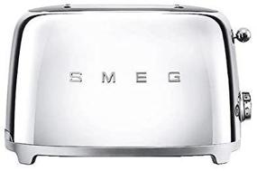 img 2 attached to 🍞 Smeg TSF01SSUS 50-х годов ретро стильный аэстетический тостер на 2 куска, хром: Стильное и эффективное поджаривание с винтажной атмосферой